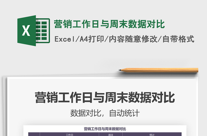2025年营销工作日与周末数据对比