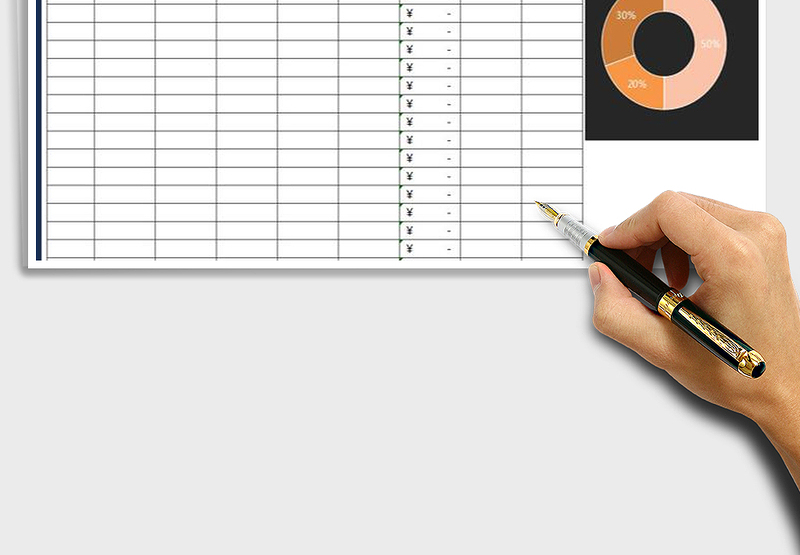 2025年财务收支表（饼形图）