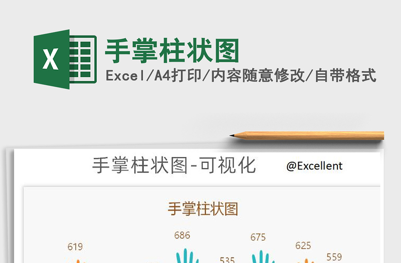 2025年手掌柱状图