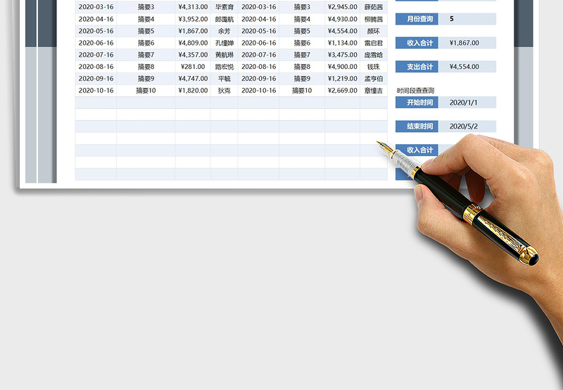 2025年财务收支报表