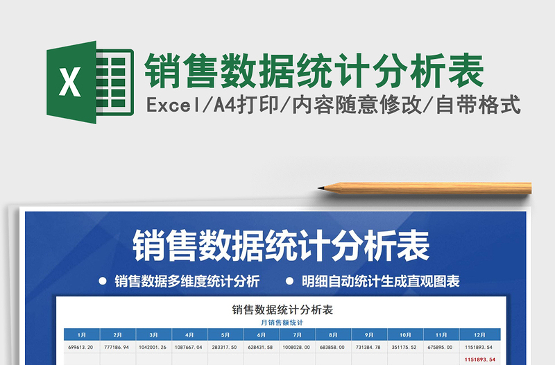 2025年销售数据统计分析表