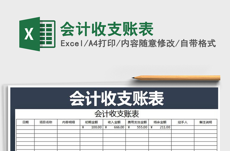 2025年会计收支账表