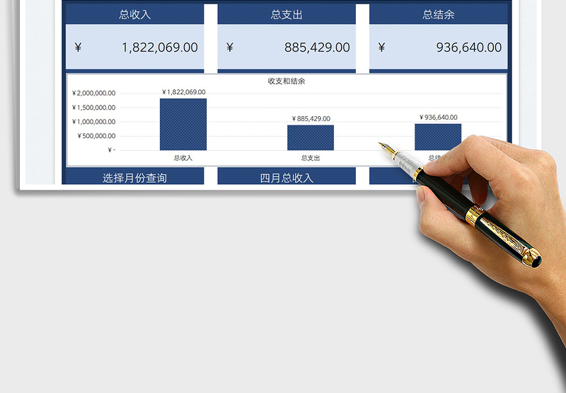 2025财务收支统计自动化管理免费下载