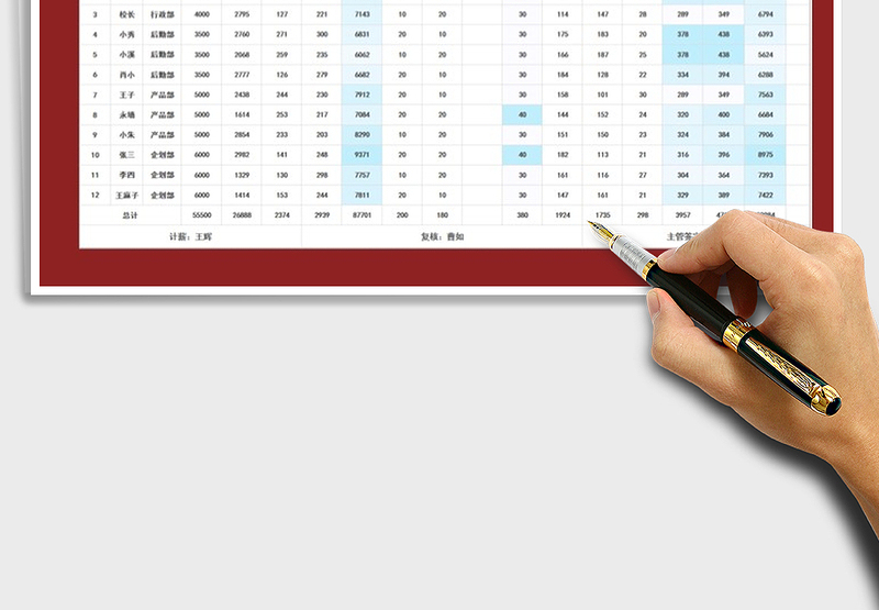 2025工资发放表免费下载