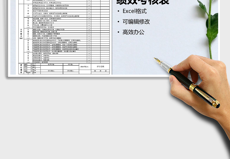 2025年模具生产车间员工绩效考核表