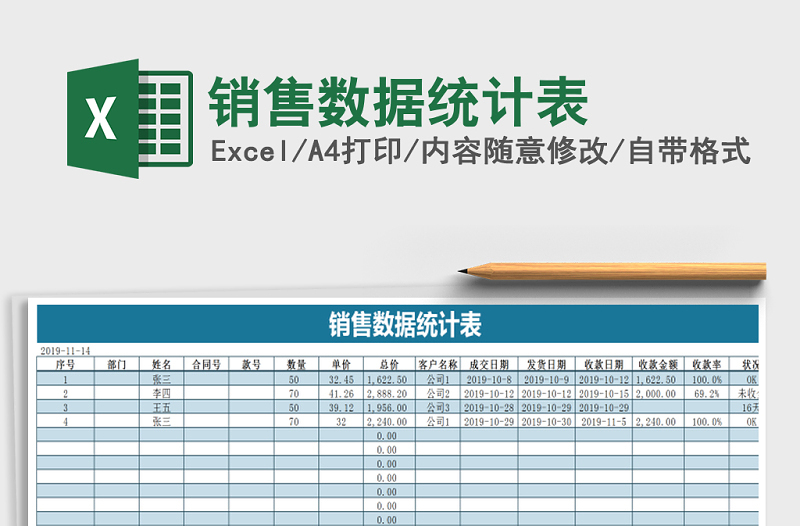 2025年销售数据统计表