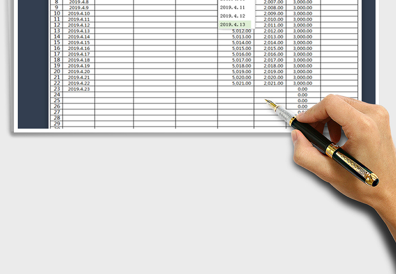 2025财务报表-收支表免费下载