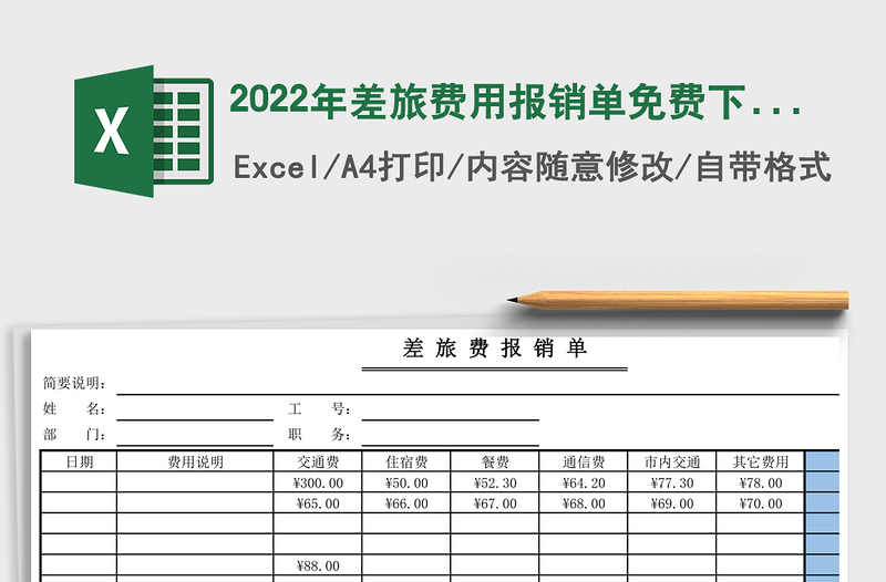 2025年差旅费用报销单