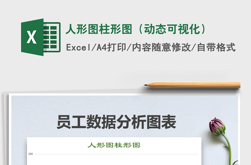 2025年人形图柱形图（动态可视化）