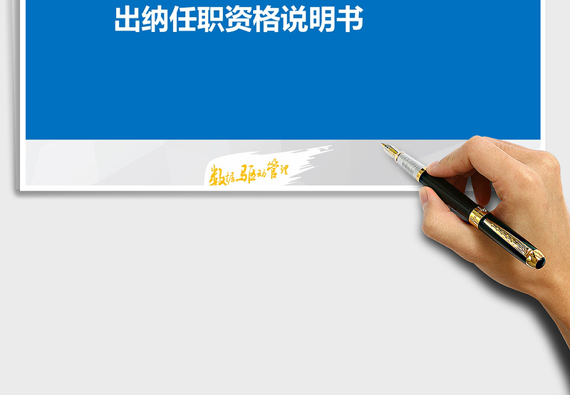 2025年出纳任职资格说明书