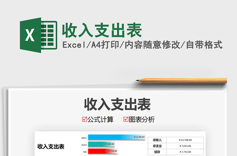 2025年收入支出表