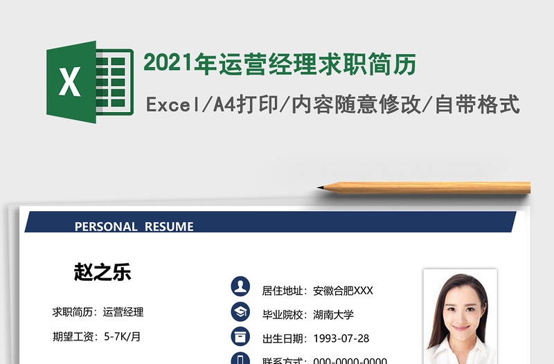 2025年运营经理求职简历