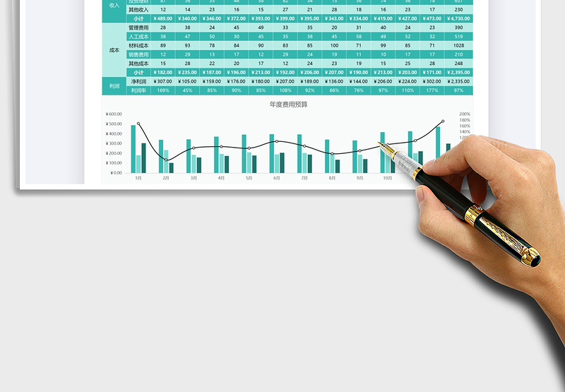 2025年度费用预算表免费下载