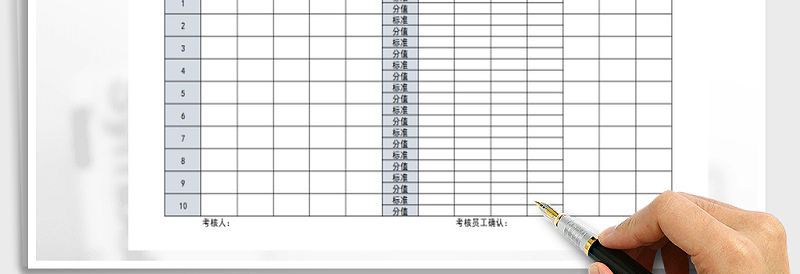 2025年员工绩效考核表免费下载