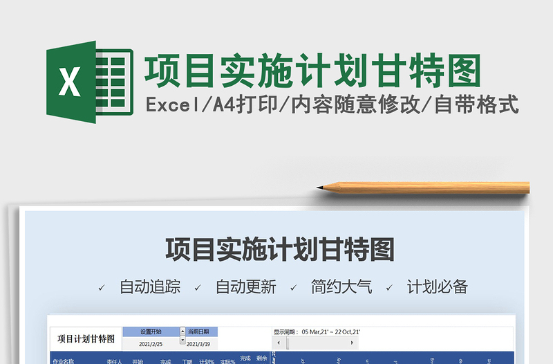 2025年项目实施计划甘特图