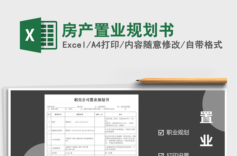 2025年房产置业规划书