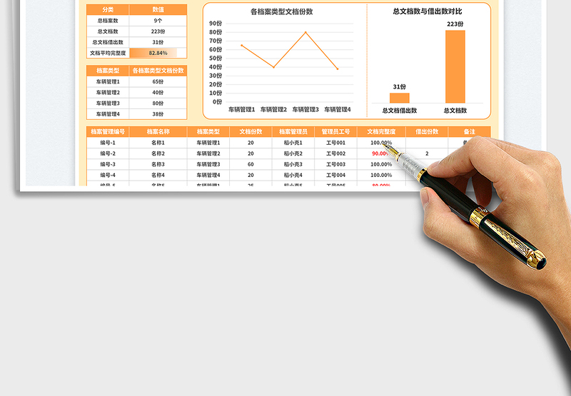 2025征管档案管理表免费下载