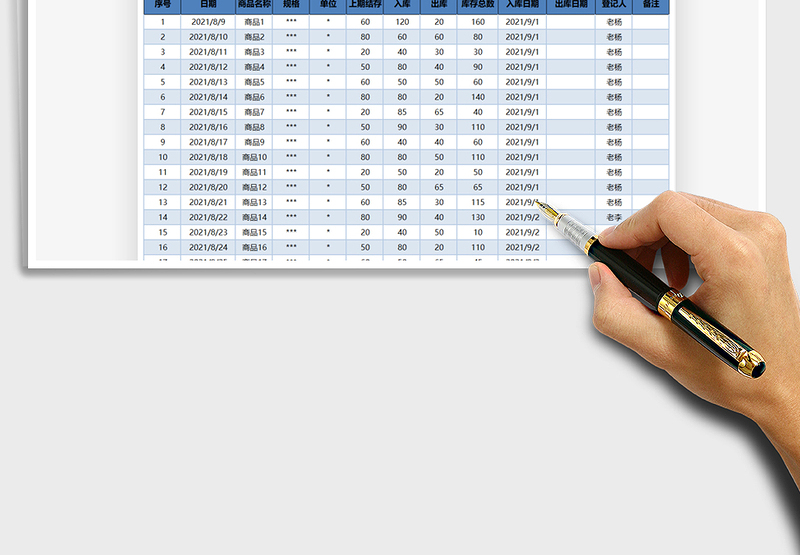 2025进销存库存查询表免费下载