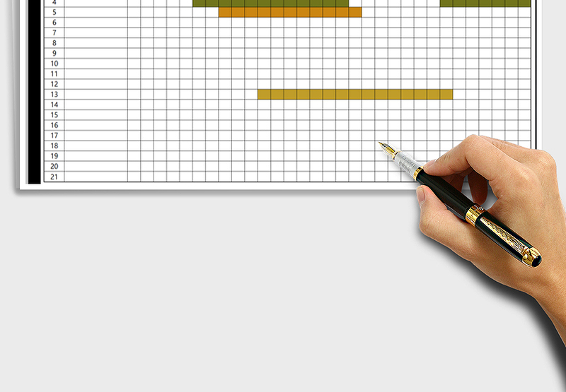 工作进度计划表