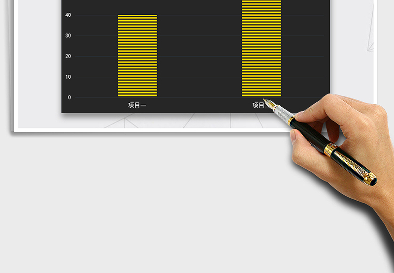 2025EXCEL动态销量柱形图（科技感）免费下载