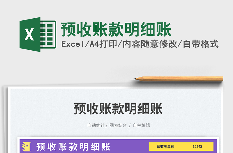 2025预收账款明细账免费下载
