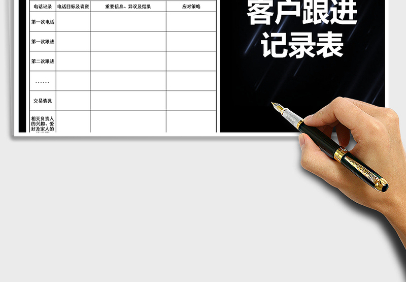 2025年客户跟进记录表