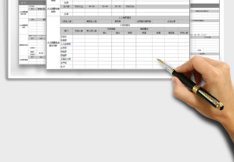 2025年员工统计分析报表