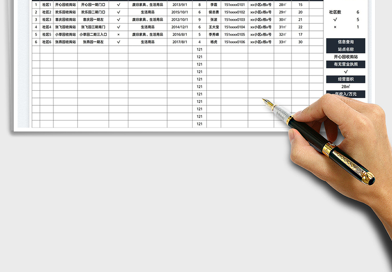 2025废品回收行业情况统计表免费下载