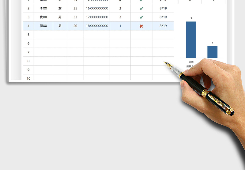 2025疫苗接种统计表免费下载