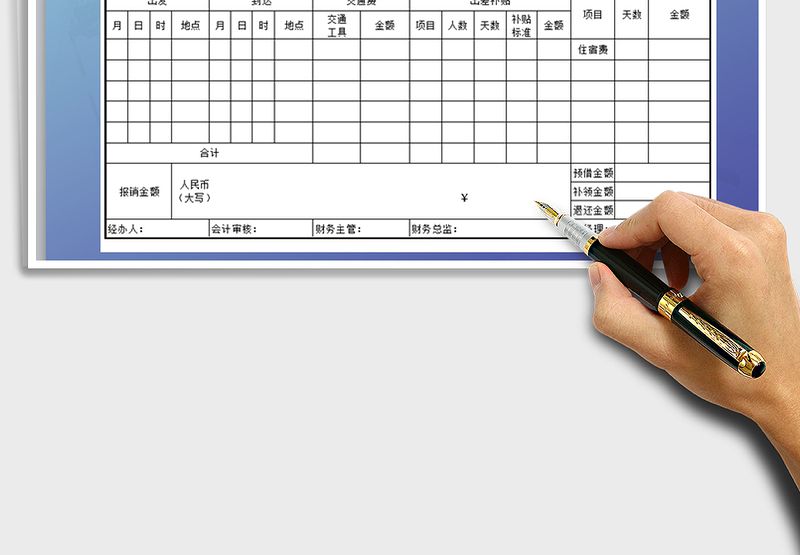 2025年差旅费报销单