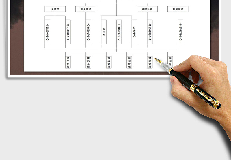 2025年集团公司组织架构图免费下载