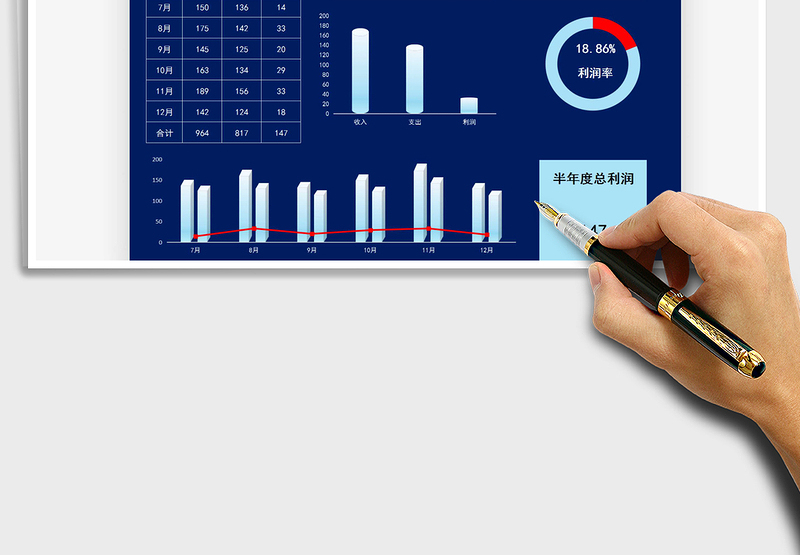 2025年财务收入支出利润表