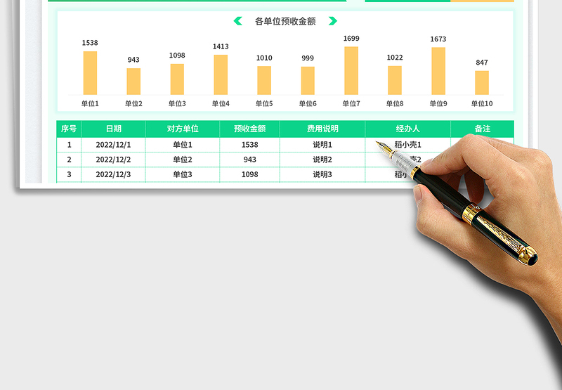2025预收账款明细账免费下载