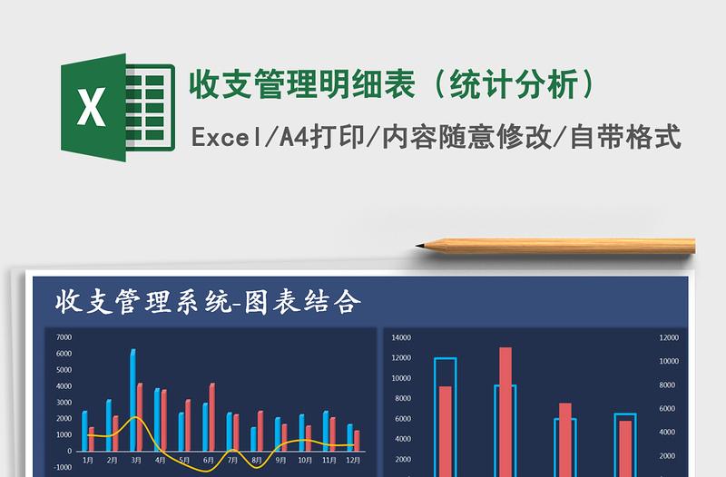 2025年收支管理明细表（统计分析）
