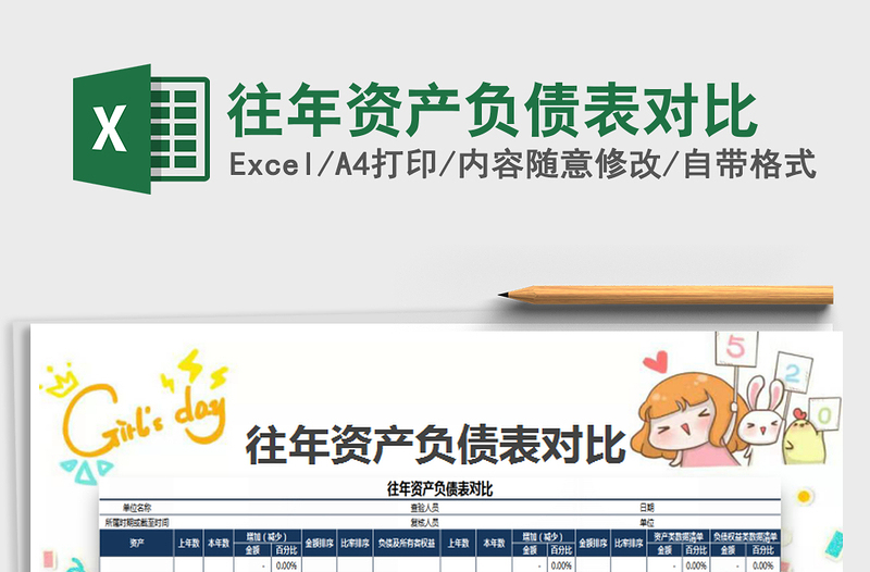 2025年往年资产负债表对比