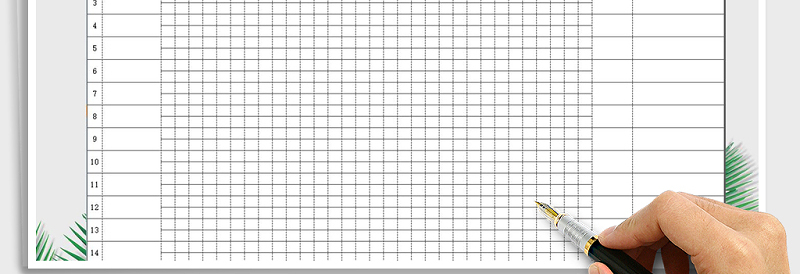 2025年员工考勤表(通用版)免费下载