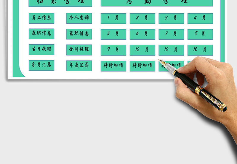 2024年人事管理系统（档案、考勤管理）