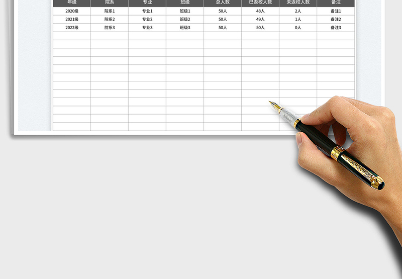 2025开学返校人数统计表