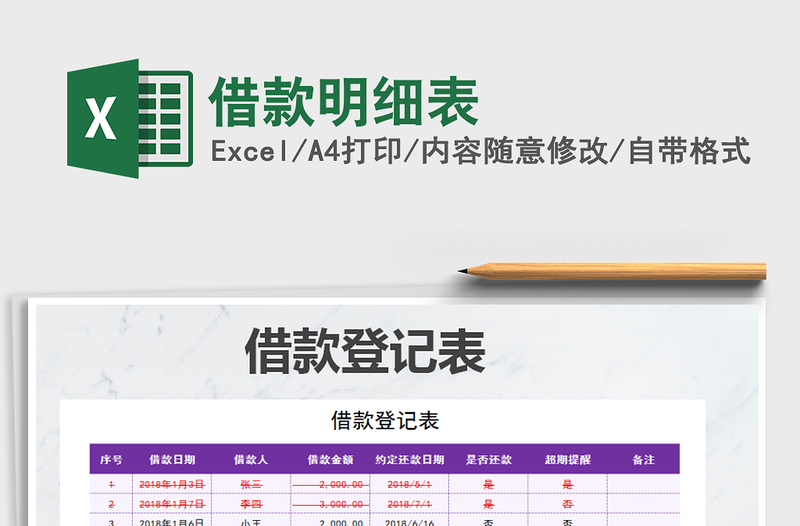 2025年借款明细表