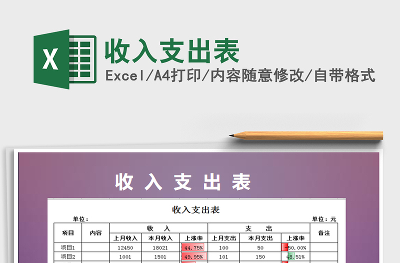 2025年收入支出表