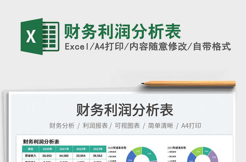 2025财务利润分析表