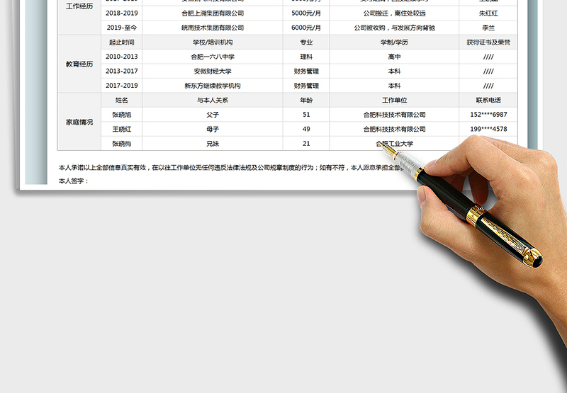 2025年员工入职信息登记表