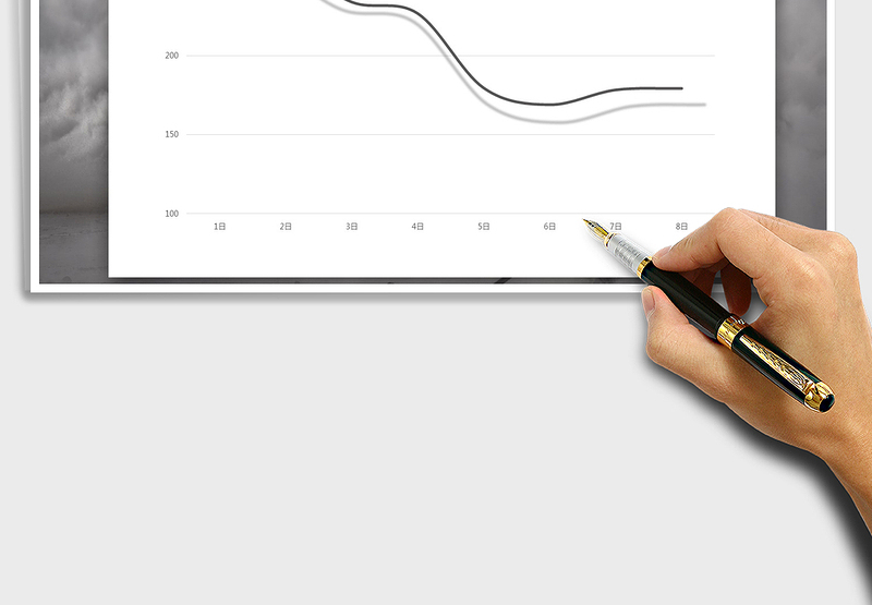 曲线销售量图表