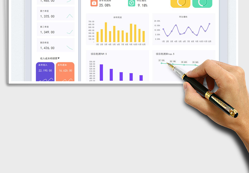 2025财务利润统计分析表