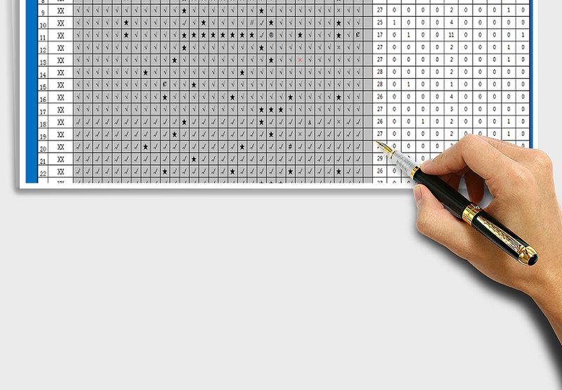 2025年考勤表自动化简洁通用版