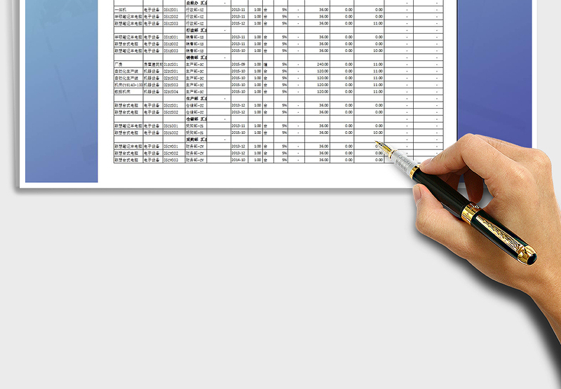 2025年固定资产明细表（折旧计算表）