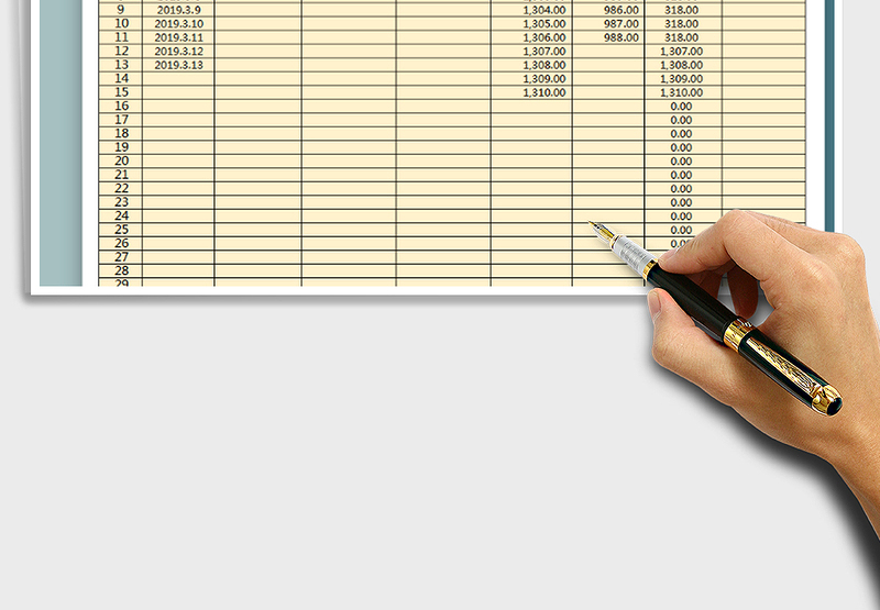 2025年财务收支表（公式计算查询）免费下载