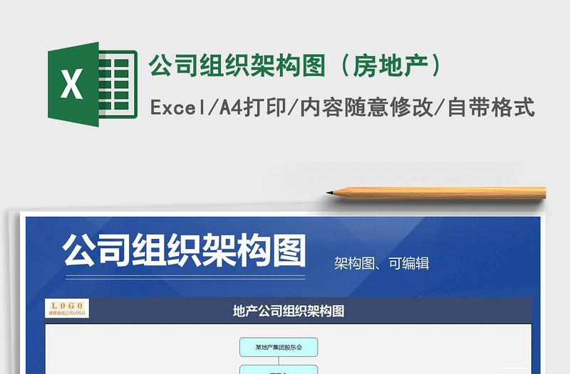 2025年公司组织架构图（房地产）