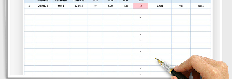 2025年库存盘点表