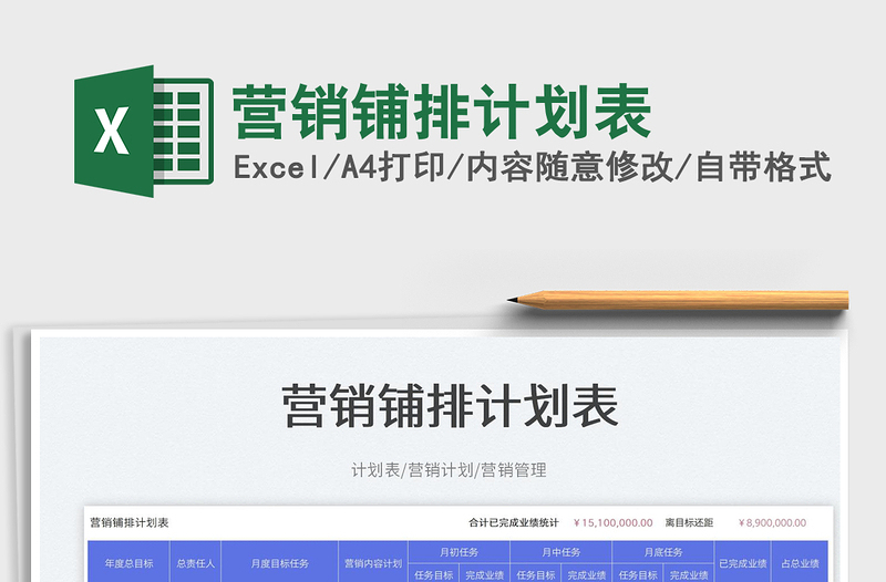 2025营销铺排计划表